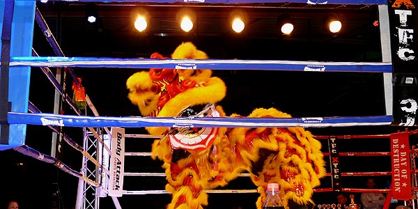 Lion Dance at “Day of Destruction 7” in Germany Lion Dance at “Day of Destruction 7” in Germany