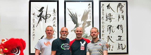 George Husek Shifu visits the Eagle Claw Kung Fu School